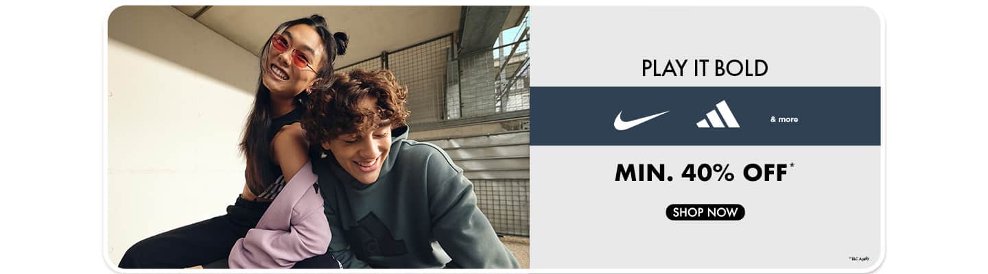 Best of Sportswear min 40 nike Adidas and more